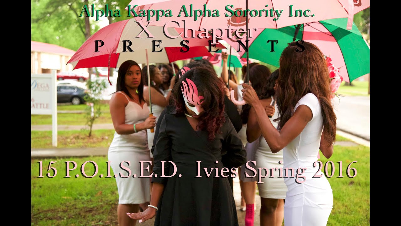 Alpha Kappa Alpha // Chi Chapter// 15 P.O.I.S.E.D. Ivies Spring 2016