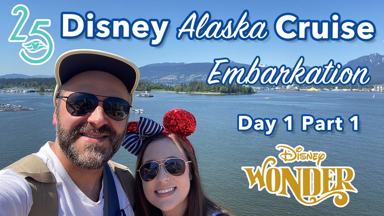 Embarkation & Room Tour | 7-Night Disney Alaska Wonder Cruise Vlog 2 | 25th Disney Cruise Line 2023