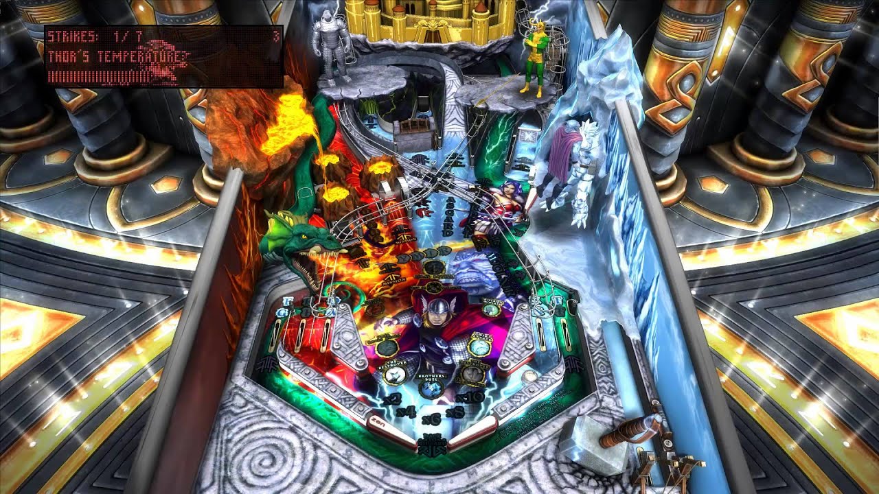 Pinball FX2 - Marvel Thor Gameplay PC | Non-commentary