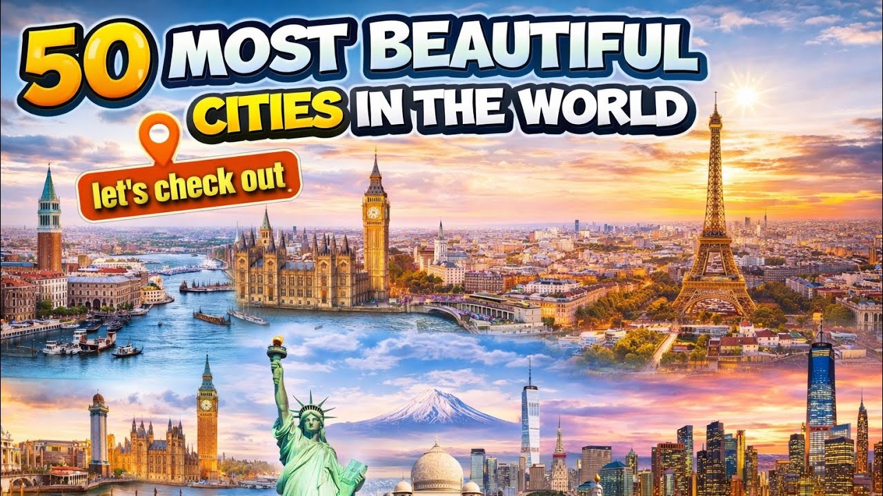 Top 50 Most Stunning Cities on Earth (The #1 City Is Insane 😱)