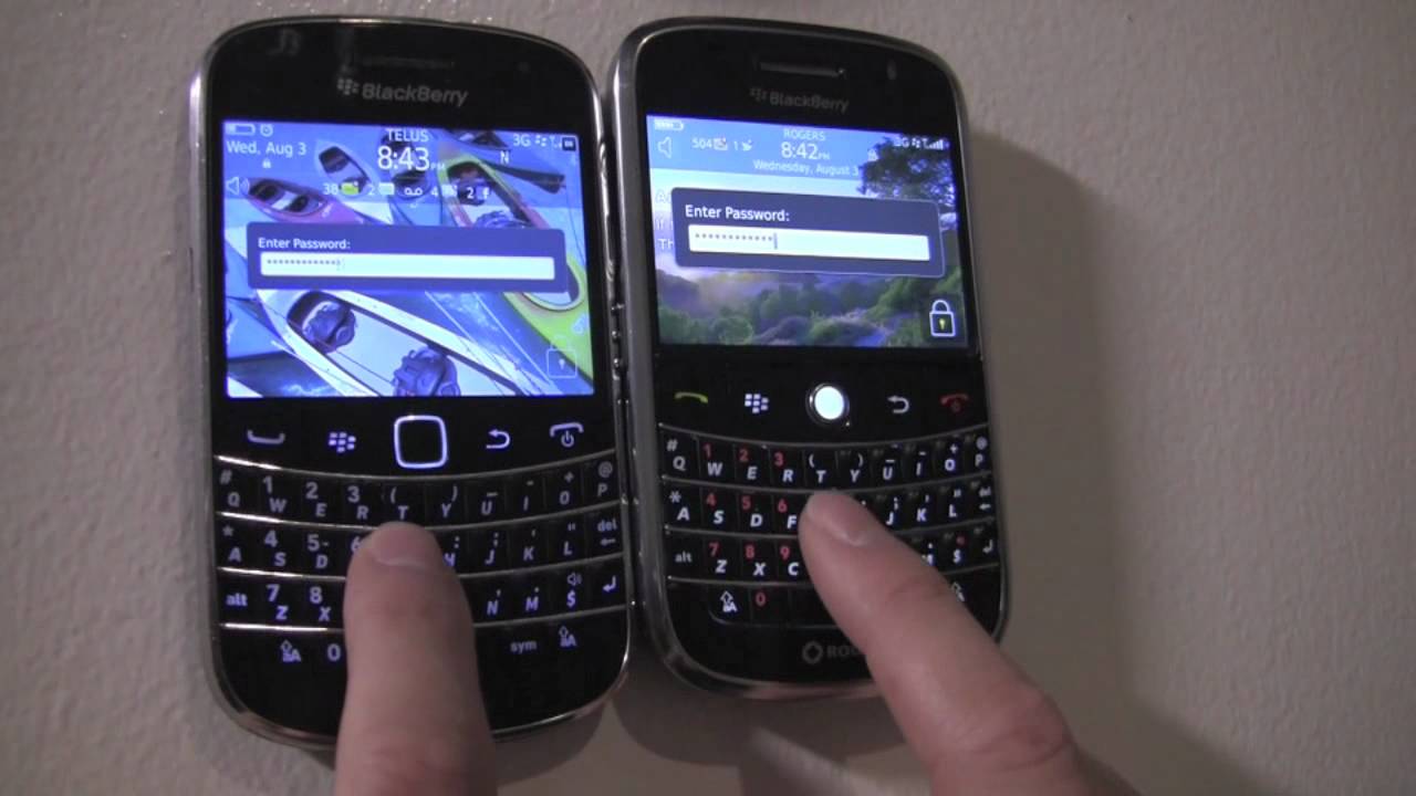 BlackBerry Bold 9900 / 9930 Compared to other Bolds