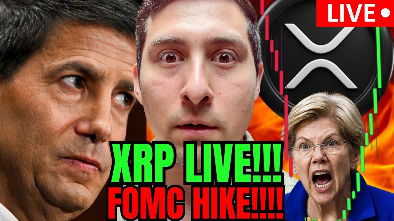Официальный стрим: решение ФРС по ставке и новости по XRP! ВАЖНОЕ ОБ XRP