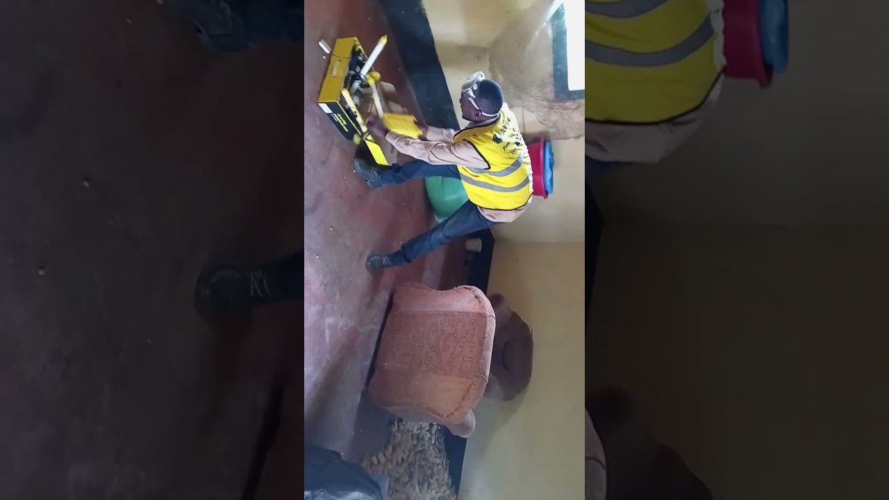 Working while wearing protective personal equipment 2 avoid any injuries while doing Installation.