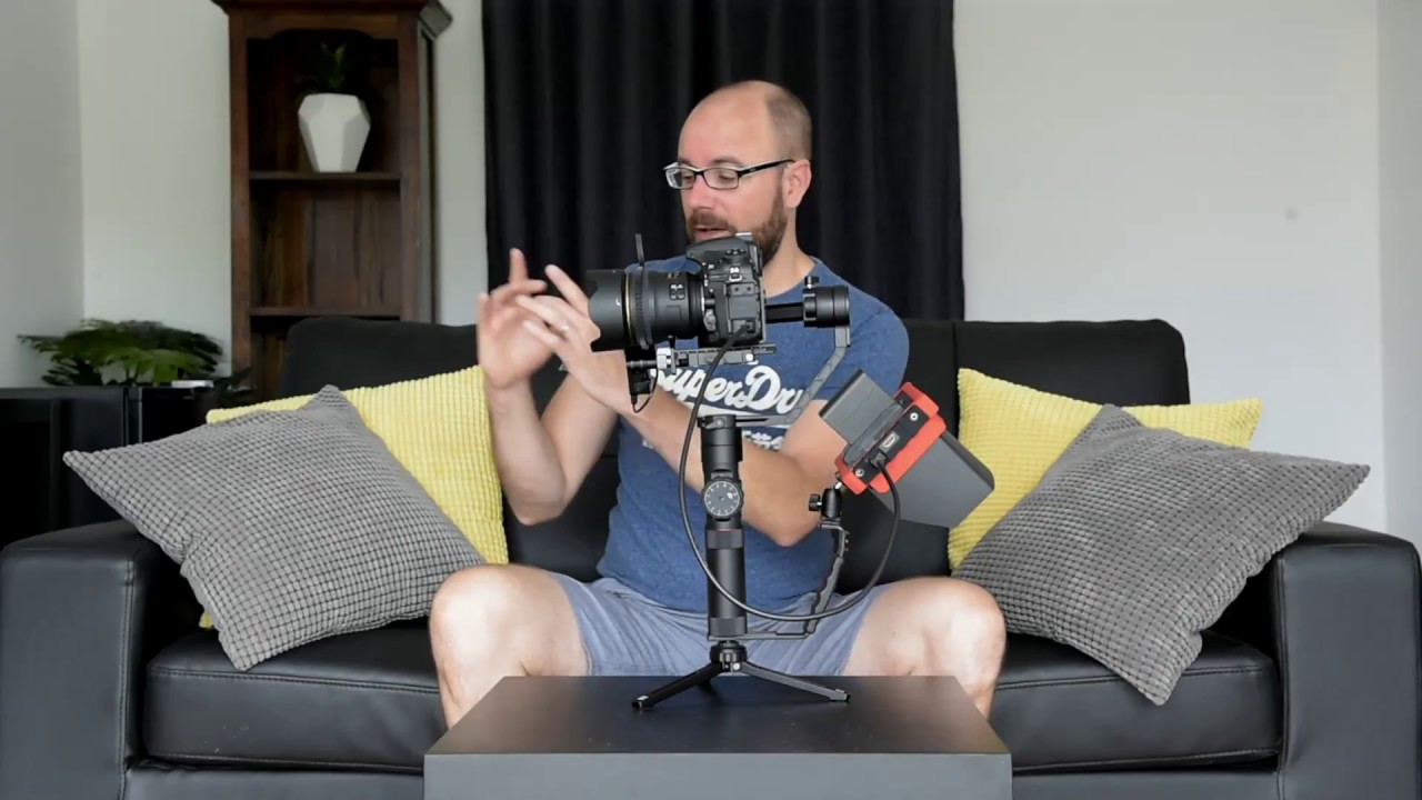 How I have my Zhiyun Crane 2 set up for Nikon D810
