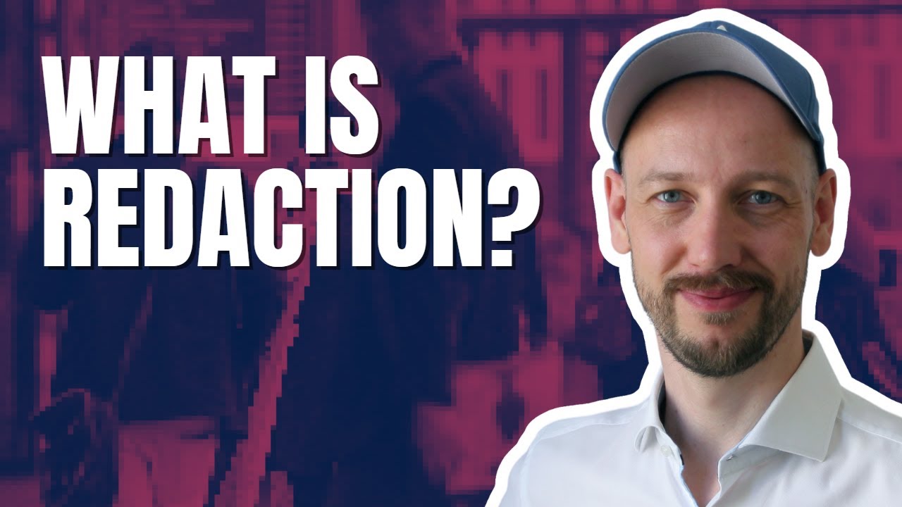 What is redaction and privacy protection in video surveillance?