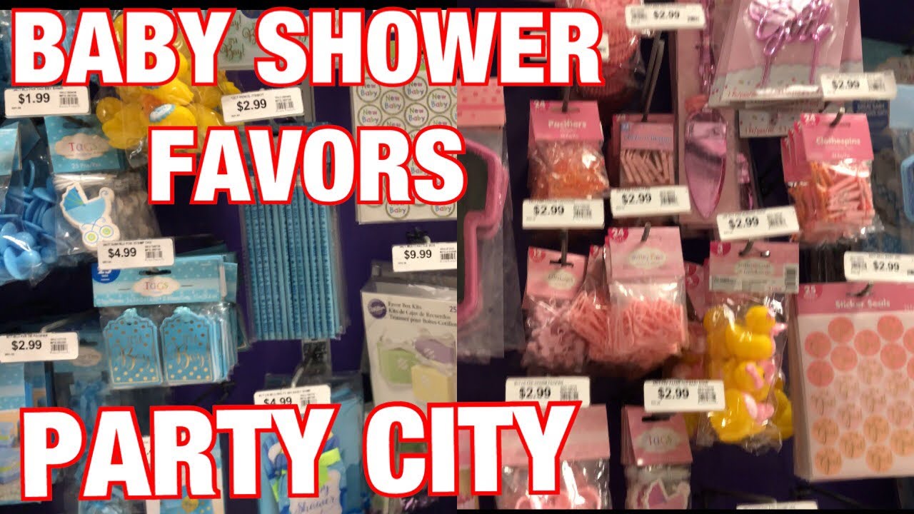 PARTY CITY BABY SHOWER GENDER REVEAL FAVORS AND DECORS