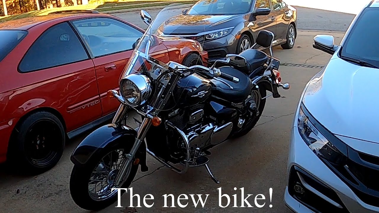 first ride on my suzuki boulevard c50...