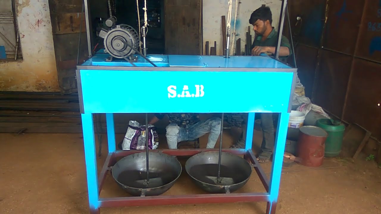 Groundnut Roasting. chana baiana Roasting machine manufacture  India S.A.B 9030318070