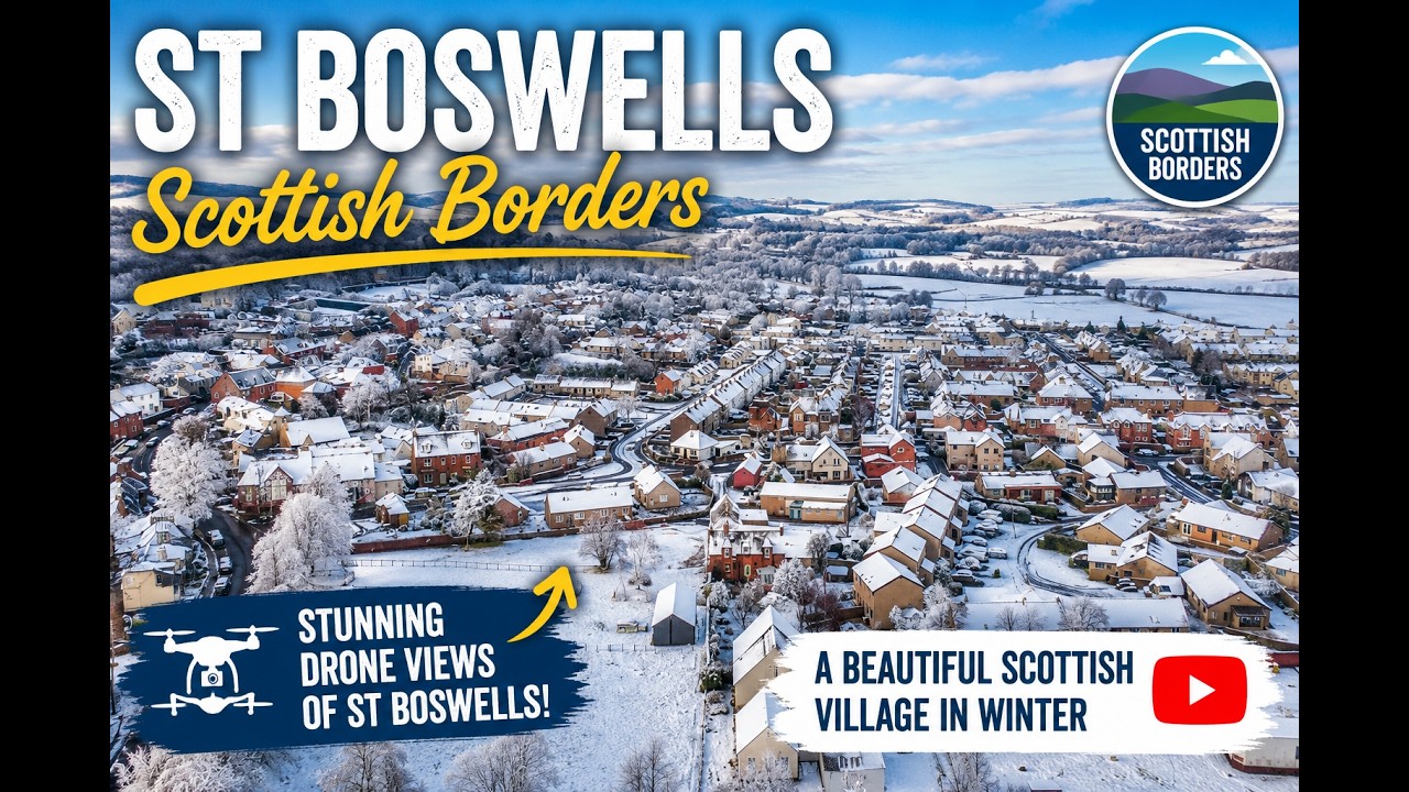 St Boswells. a Birds Eye View