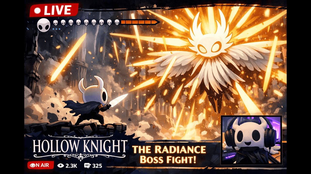 بث مباشر 🔥Hollow Knight قتال الريدينس