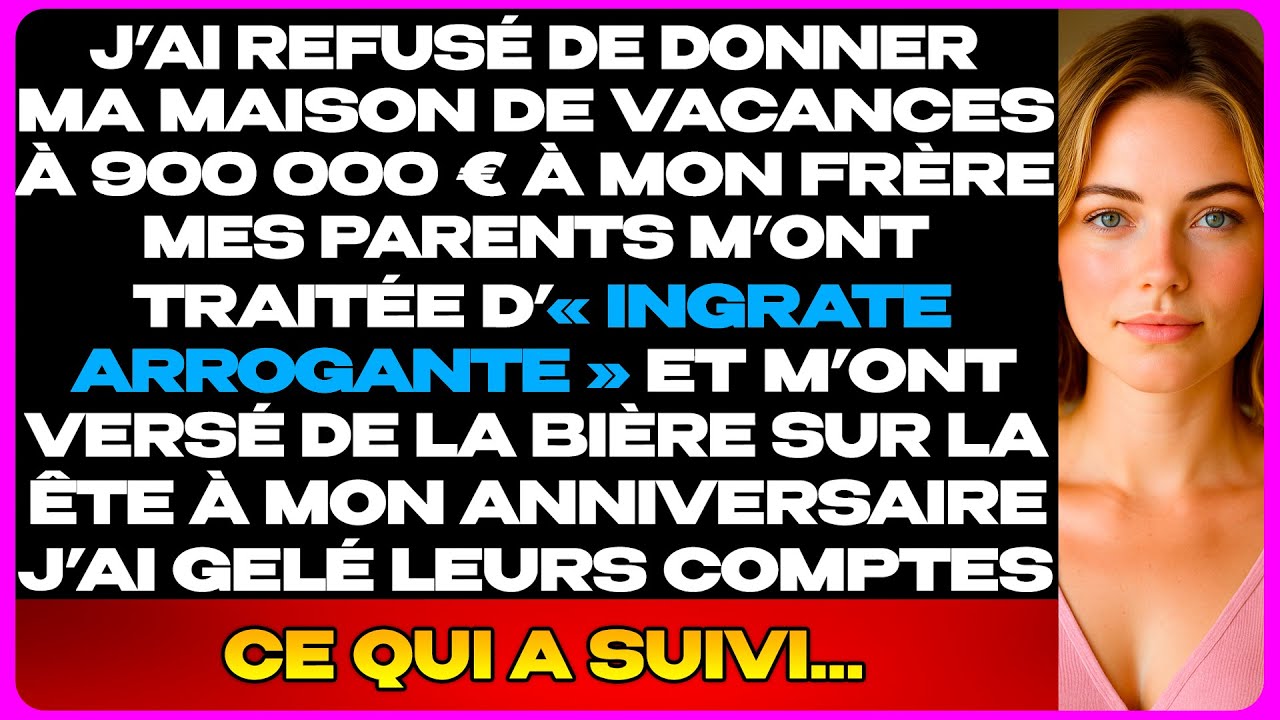 Mes Parents Ont Versé De La Bière Sur Moi Pour Avoir Refusé De Céder Ma Maison À Mon Frère