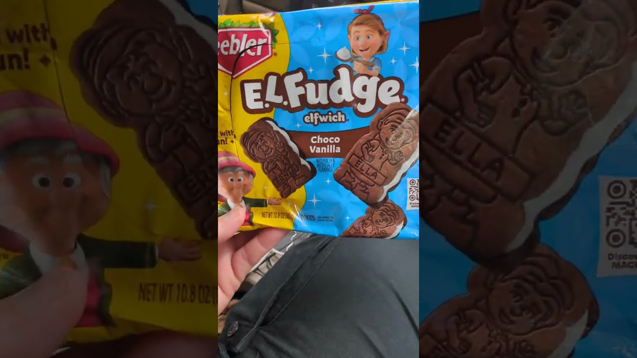 Keebler E L Fudge Choco Vanilla Elfwich Cookies Taste Test Fast-Food Restaurant Dessert Review Guys