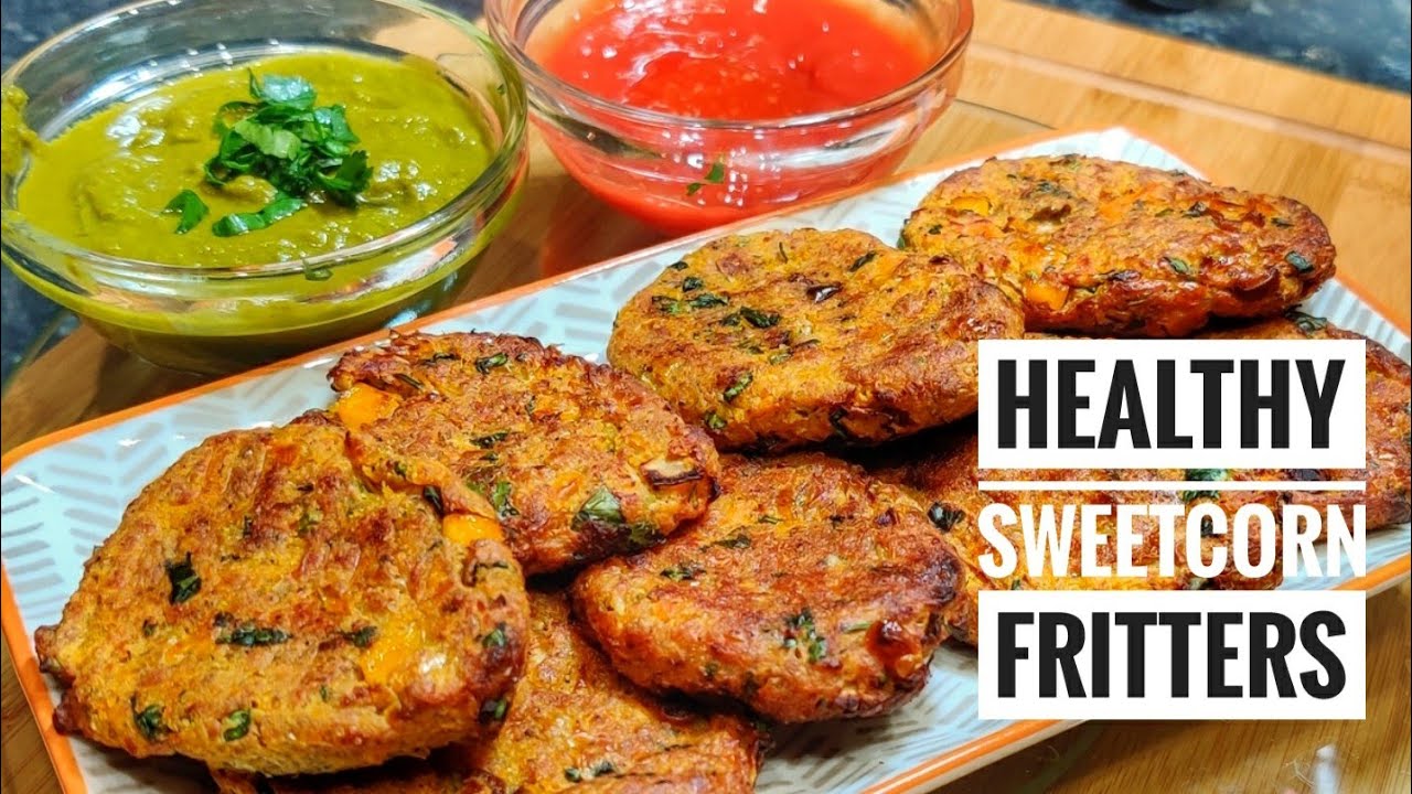 Air Fryer Sweetcorn Fritters | No Oil, No Fry | Healthy & Delicious | #EktasKitchen