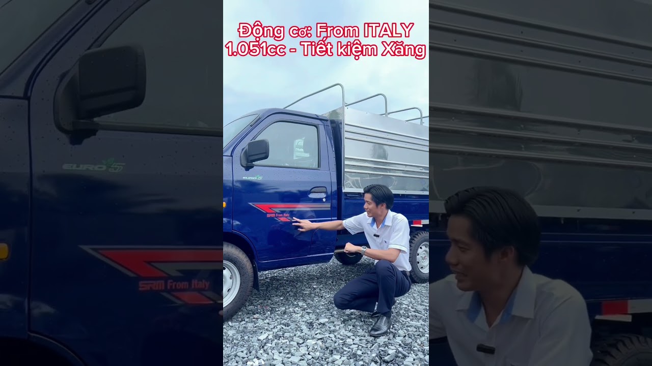 Xe Tải Rẻ Nhất Việt Nam - SRM K9 990kg th&ugrave;ng Bạt 2023 #otophucuong