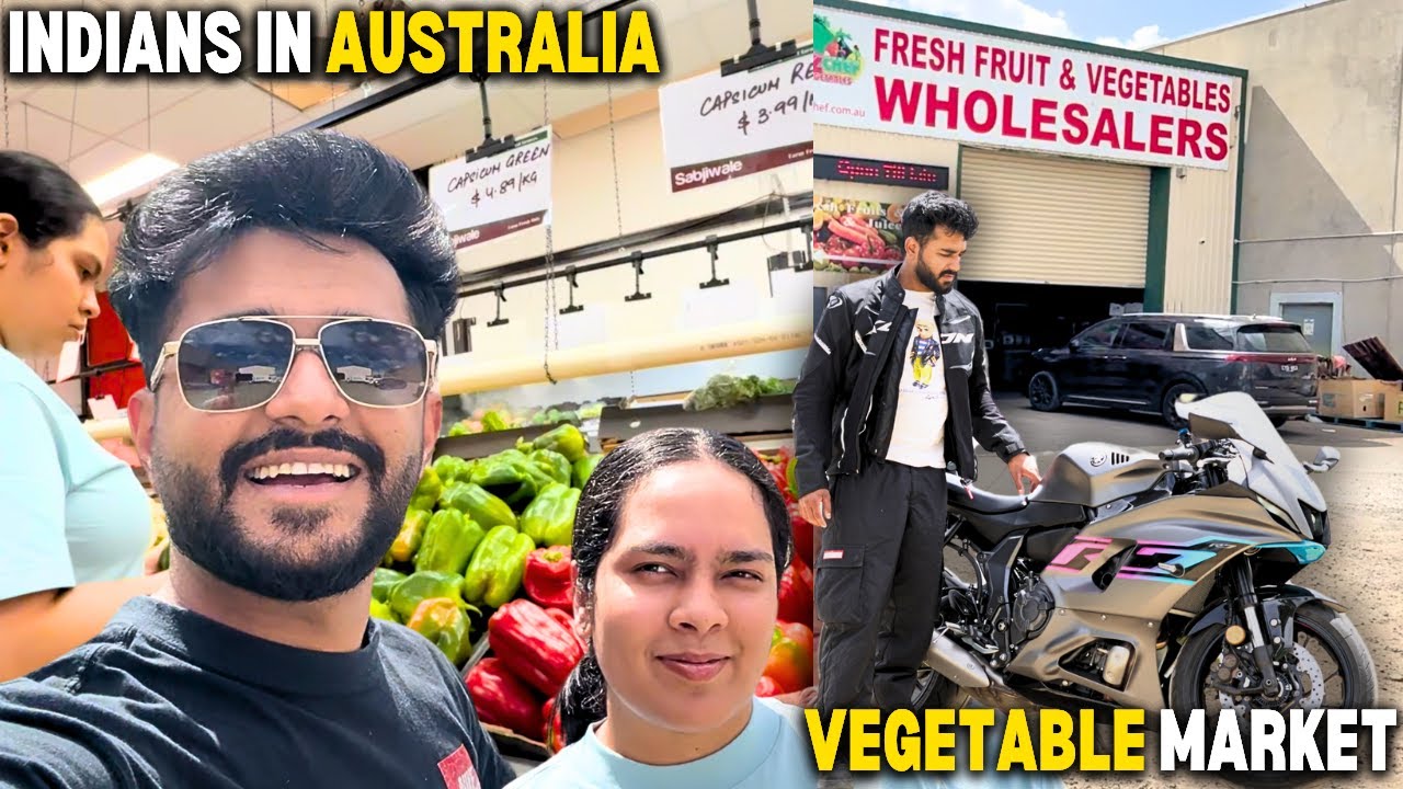 Vegetable Market in Australia 🇦🇺| Sunday Bike Ride Cancelled