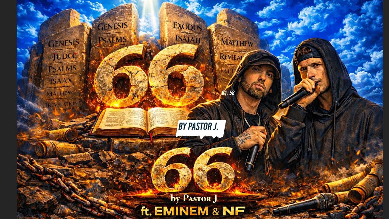 Pastor J. ft. NF & Eminem - 66 #jesus #eminem #nfrealmusic #gospel #rap #bible #song #faith #books