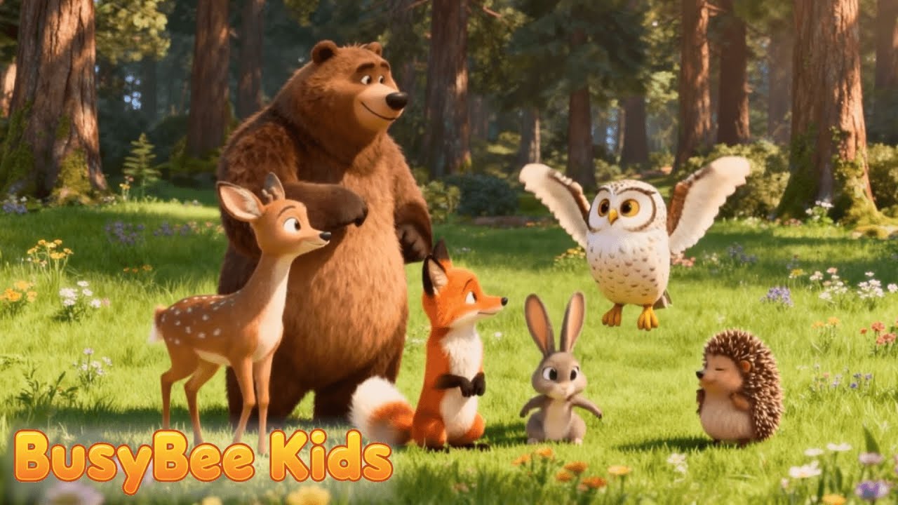 Forest Animals Dance Song 🌲🦊 | Fun Learning & Singing for Kids