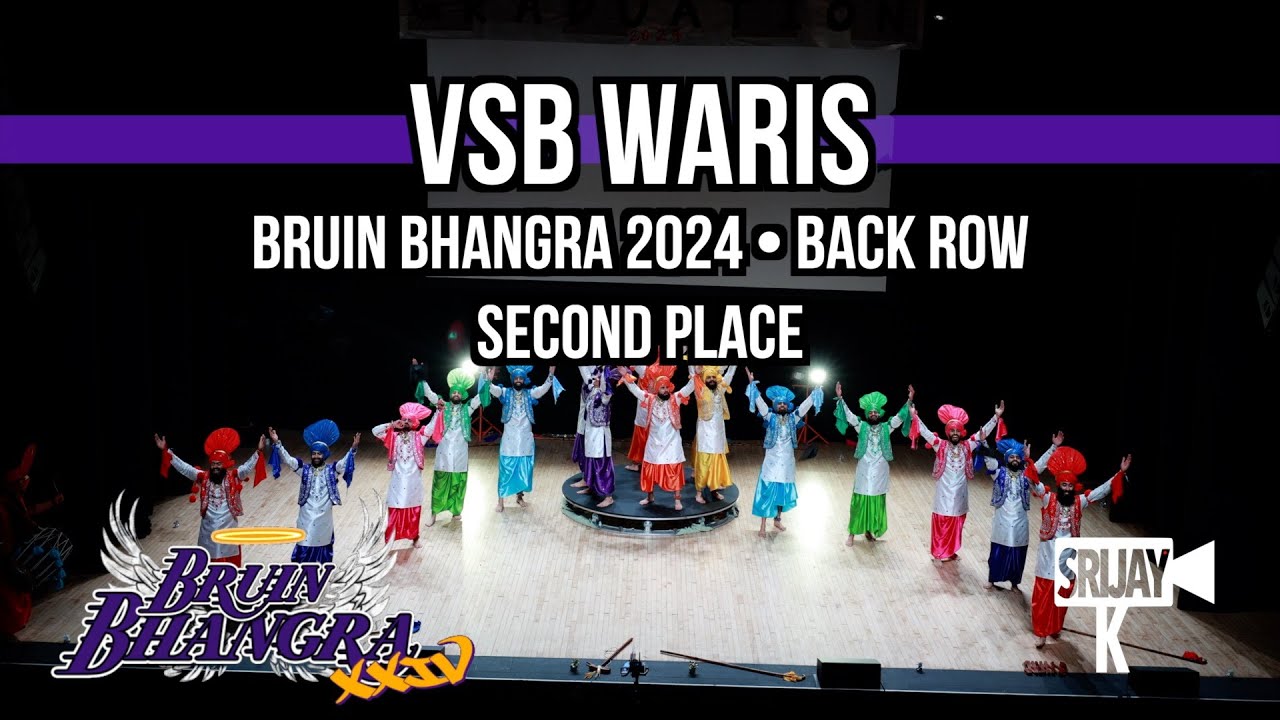 [2nd Place] Virginia School of Bhangra - Waris | Bruin Bhangra 2024 [Back Row]