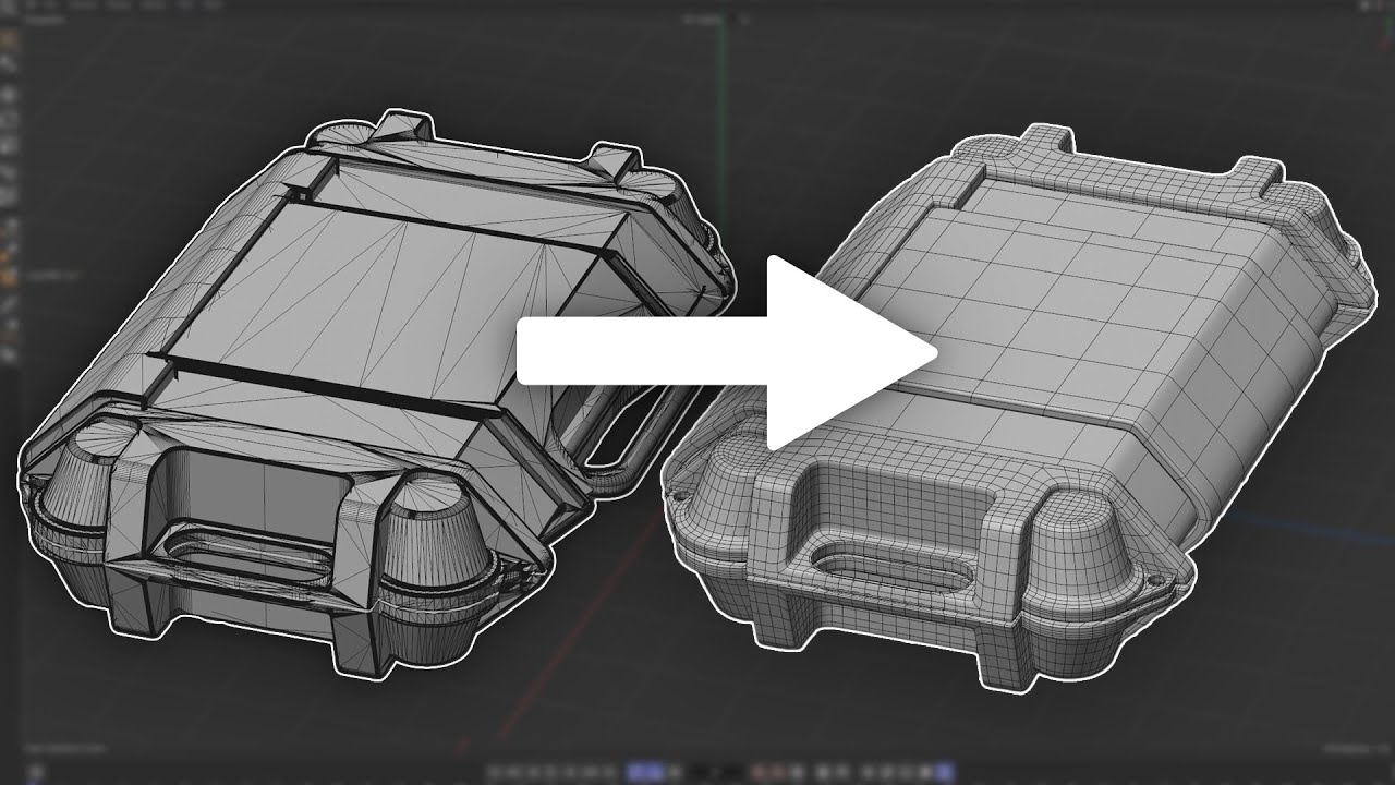 Модели CAD в SubD Ready в Cinema 4D