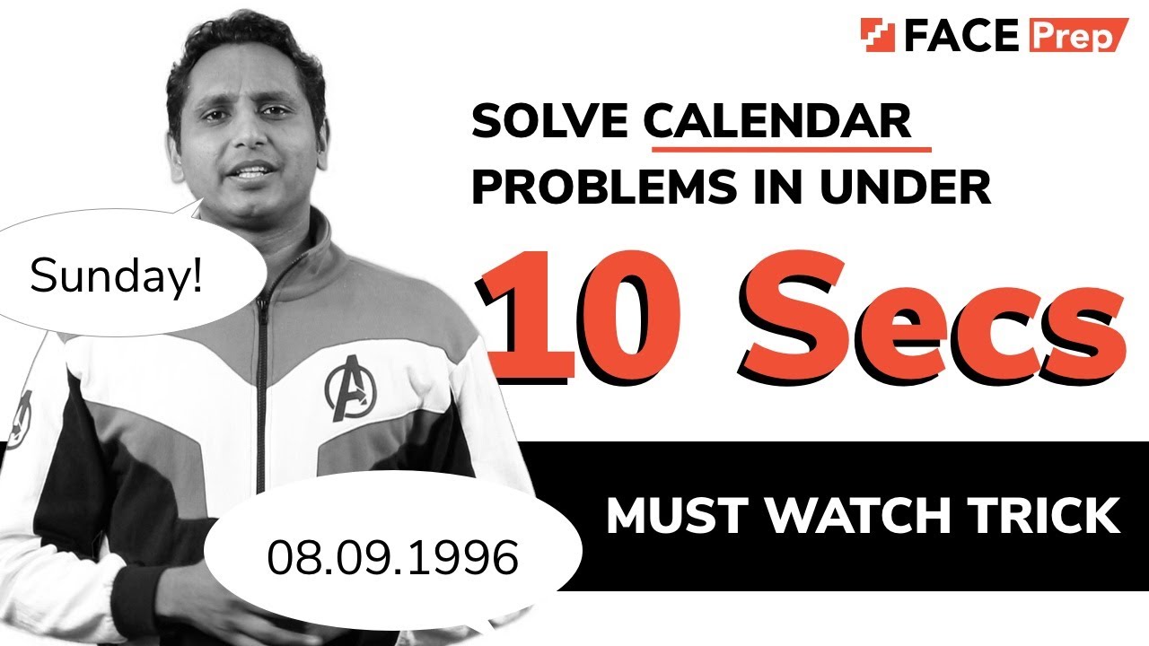 Solve Calendar Problems In a Jiffy! | Aptitude Trick | FACE Prep