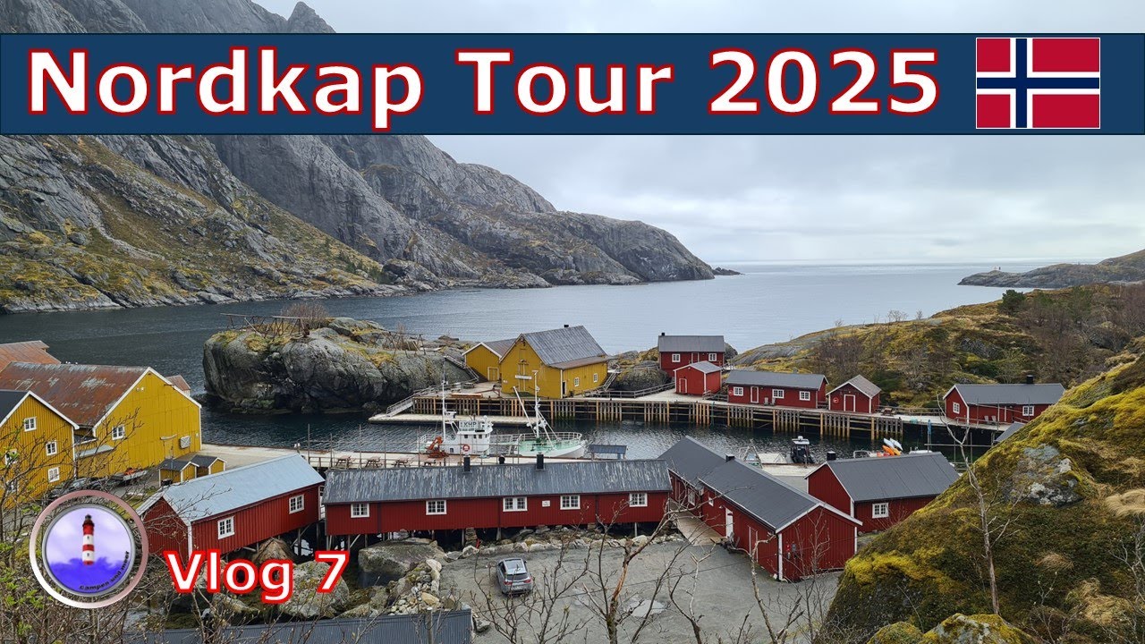 Norwegen | Nordkap Tour 2025 | Lofoten | Svolvær | Nusfjord | Å | Saltstraumen | Autofähren