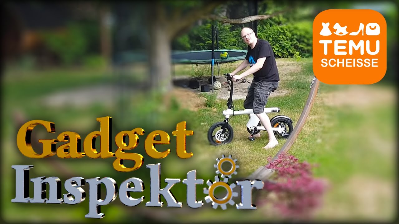 Temu Scheisse: Billiges Faltbares E-Bike iScooter U1 - Schrott oder Hot?(Gadget Inspektor)