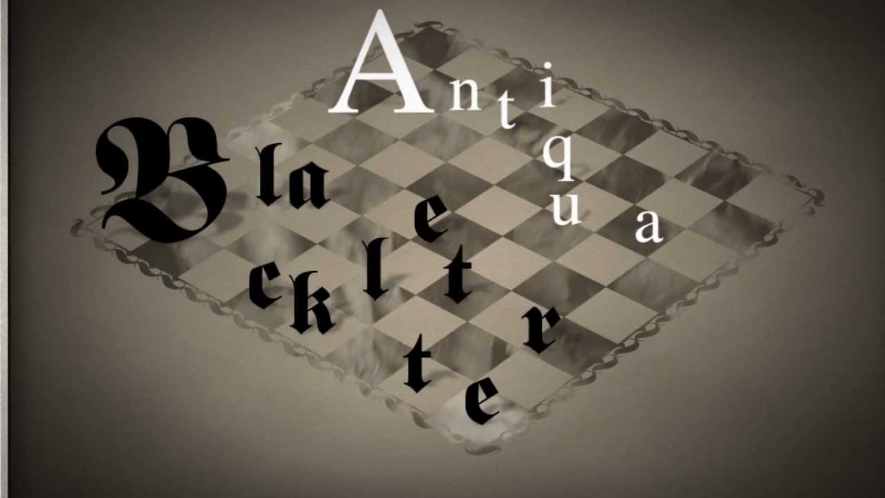 The Story of Blackletter- Animation