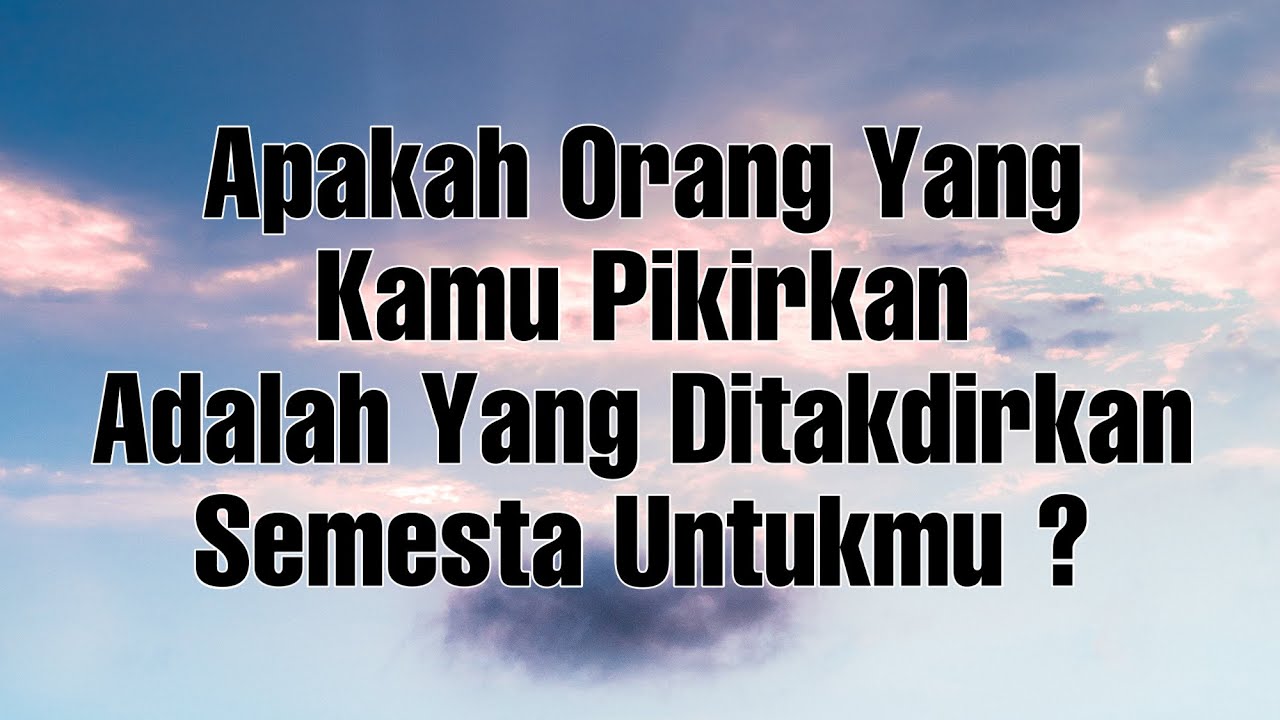 APAKAH DIA UNTUKKU ? #generalreading #timelessreading #mellamorgen