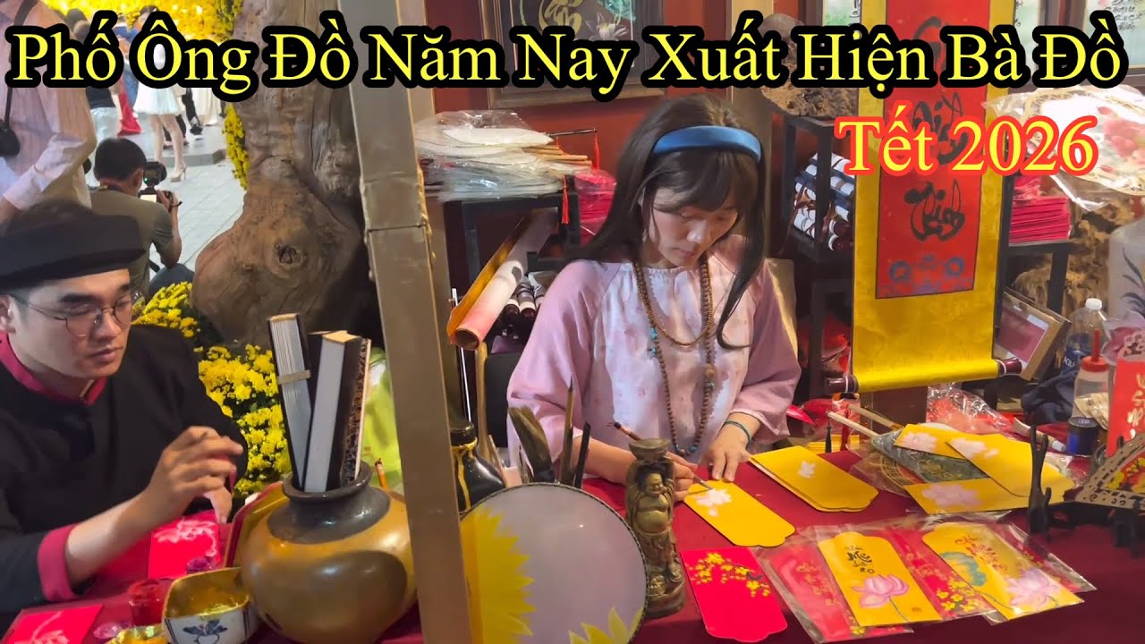 Sài Gòn Rực Rở Đón Tết ￼ Nguyên Đán 2026 Sớm  Dạo Phố Ông Đồ…