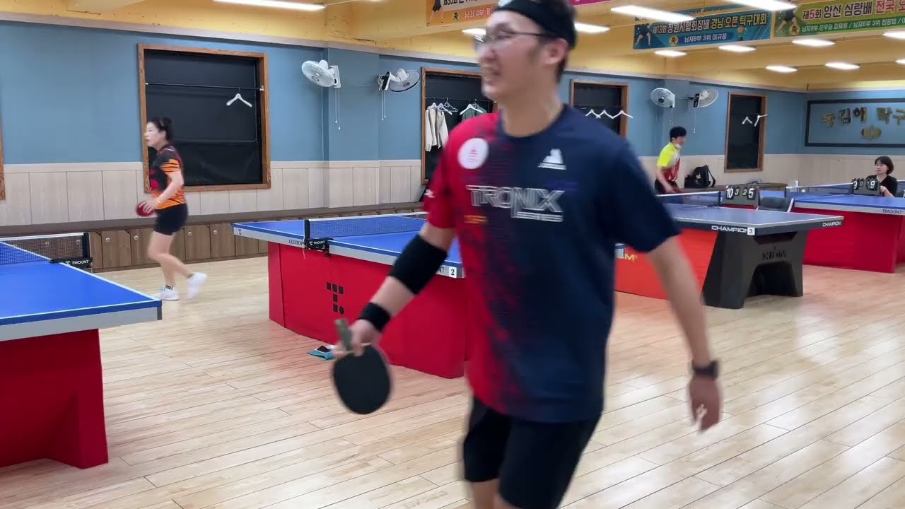 2025. 4.16 동김해탁구장 수요리그 준결승 김병율7 VS 김창숙8 