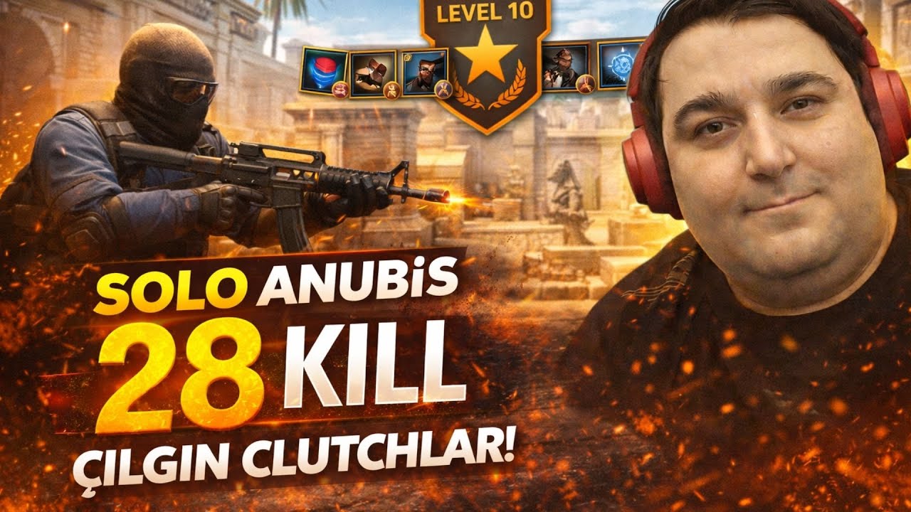 28 KILLS IN SOLO ANUBIS! | CLUTCH SHOW IN THE LEVEL 10 LOBBY