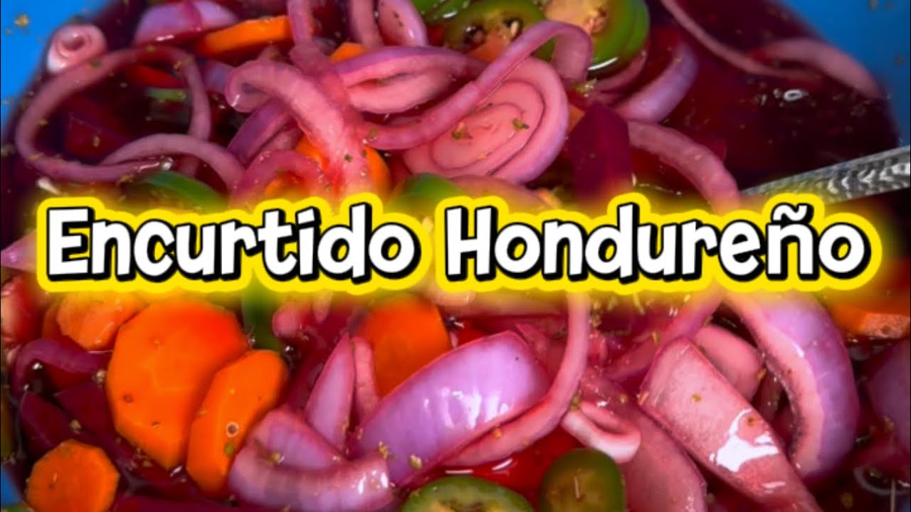 Encurtido Hondureño | RECETA FÁCIL 