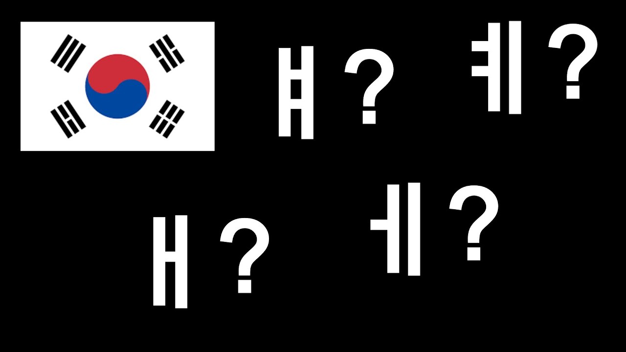 Koreya dili. Koreya əlifbası.ㅐ ㅒ ㅔ ㅖdiftonqları.