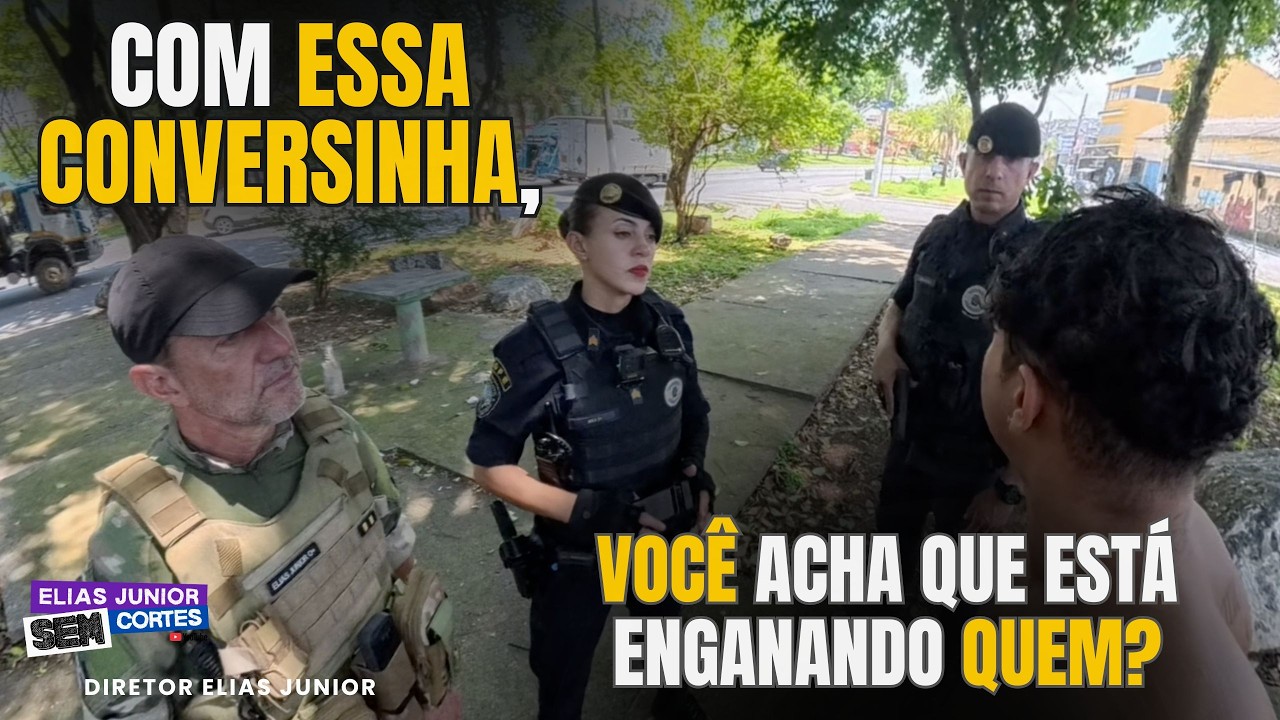 Com várias anotações criminais tentou enganar os policiais da ROMU. Diretor Elias Junior