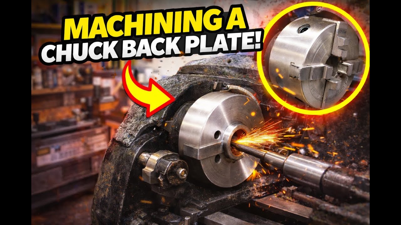 Machining a Southbend lathe Chuck Backplate
