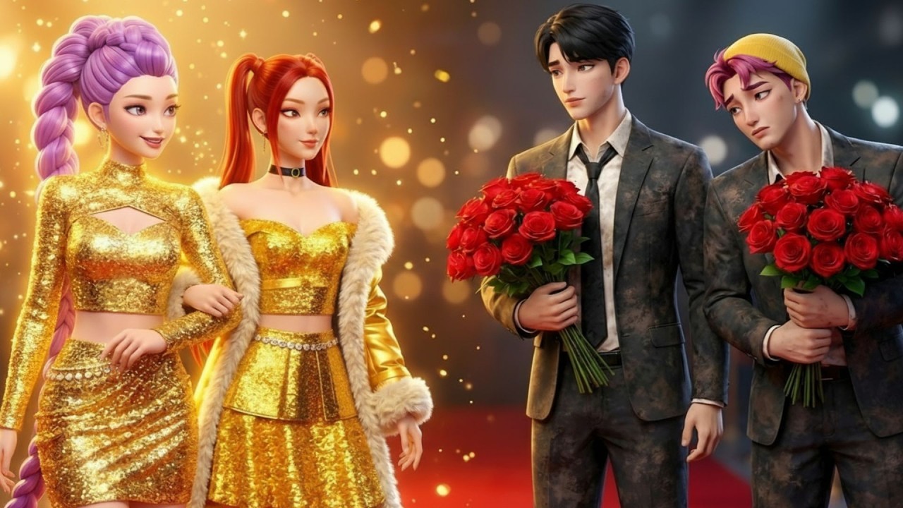 Golden Girls vs Broke Boys: Will Golden Family Accept Broke Family Love? | KPop Demon Hunters