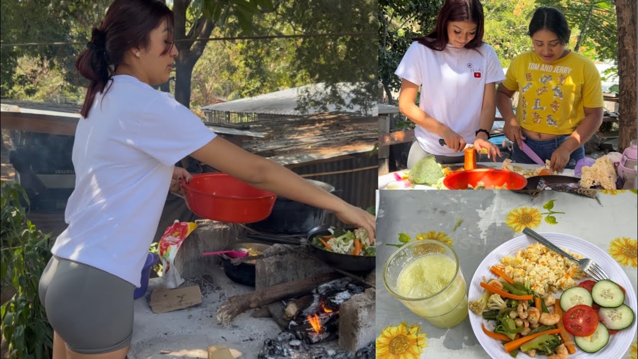 Cocinando camarones salteados con vegetales // Mi mejor receta con @Jackie Aquino