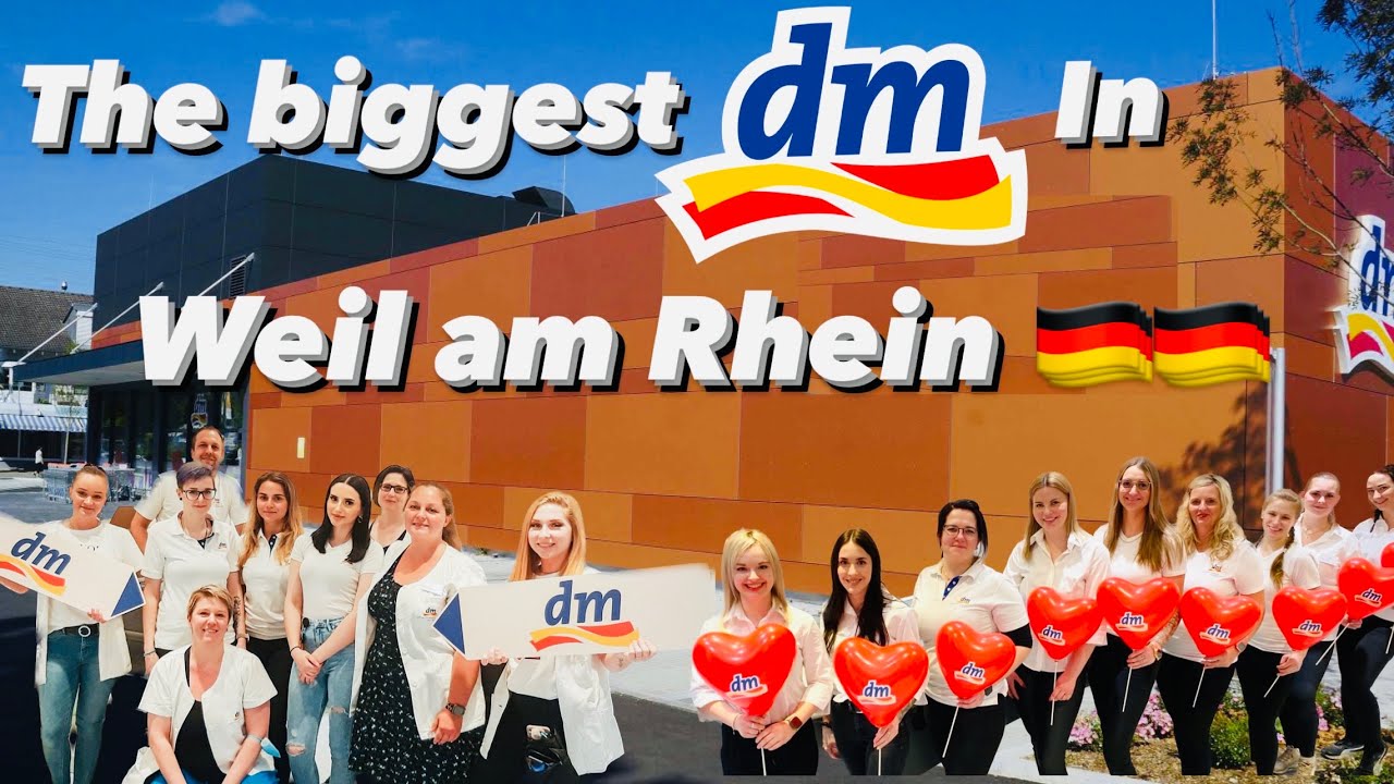 dm-drogerie market in Deutschland || The biggest dm in Weil am Rhein || Germany dm Shopping