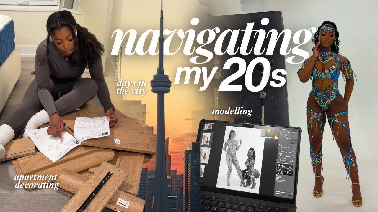 NAVIGATING my 20s | living in toronto, apartment updates, carnival shoots