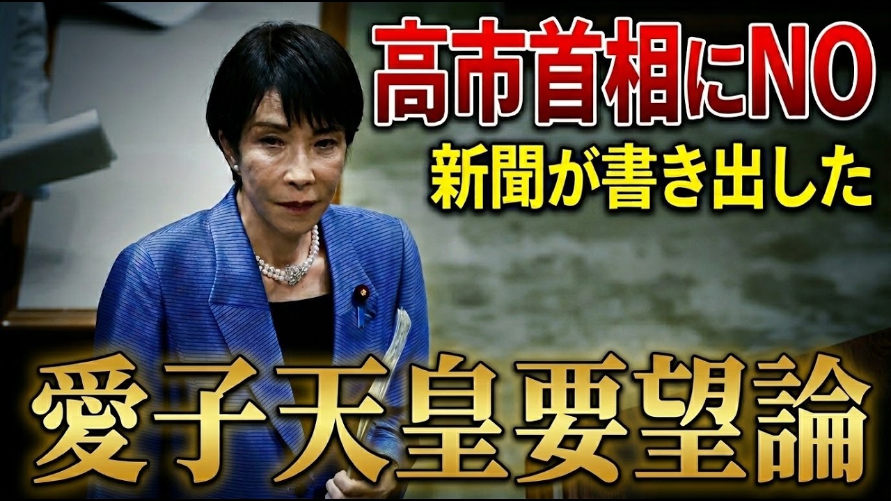 愛子天皇要望論。世論調査の結果を無視する高市首相にNO。京都大学教授・池亀彩。安冨歩東京大学名誉教授。一月万冊清水