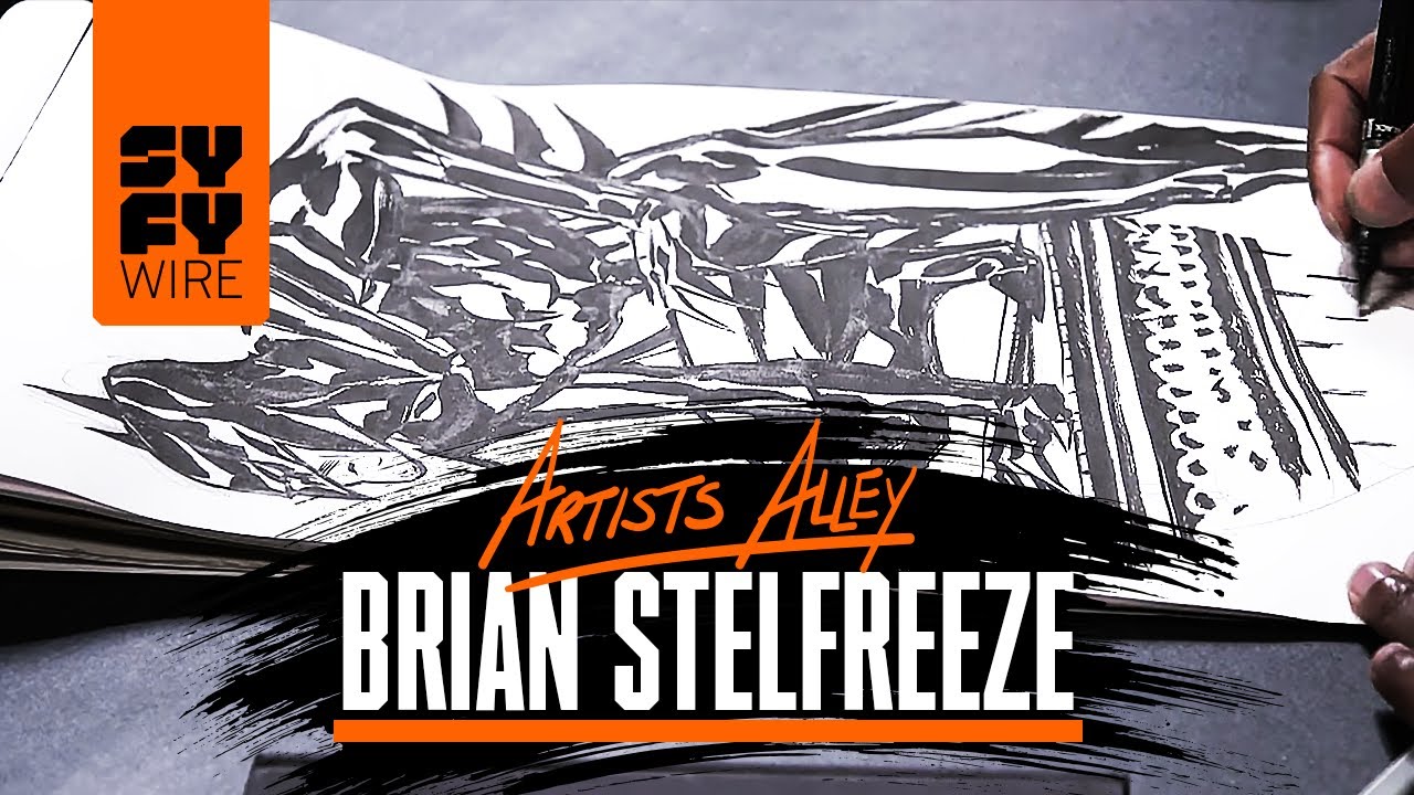 Brian Stelfreeze Draws Batman | SYFY WIRE