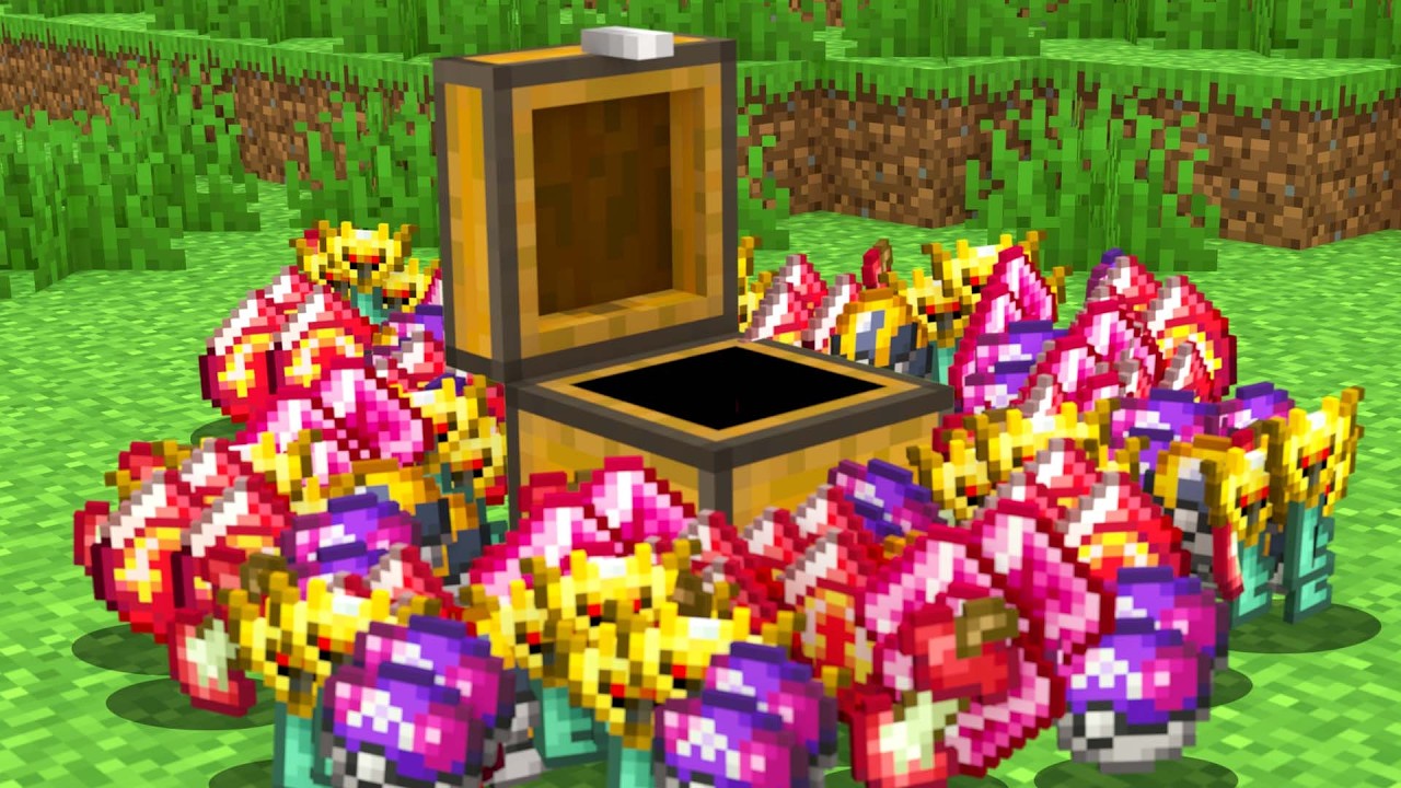 Pokemon Minecraft But Chests Are OP!