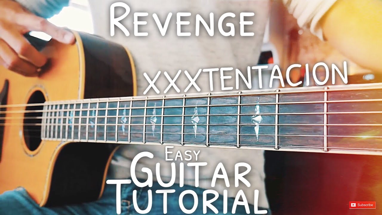 Урок игры на гитаре Revenge XXXTENTACION для начинающих // Гитара Revenge // Урок игры на гитаре ...