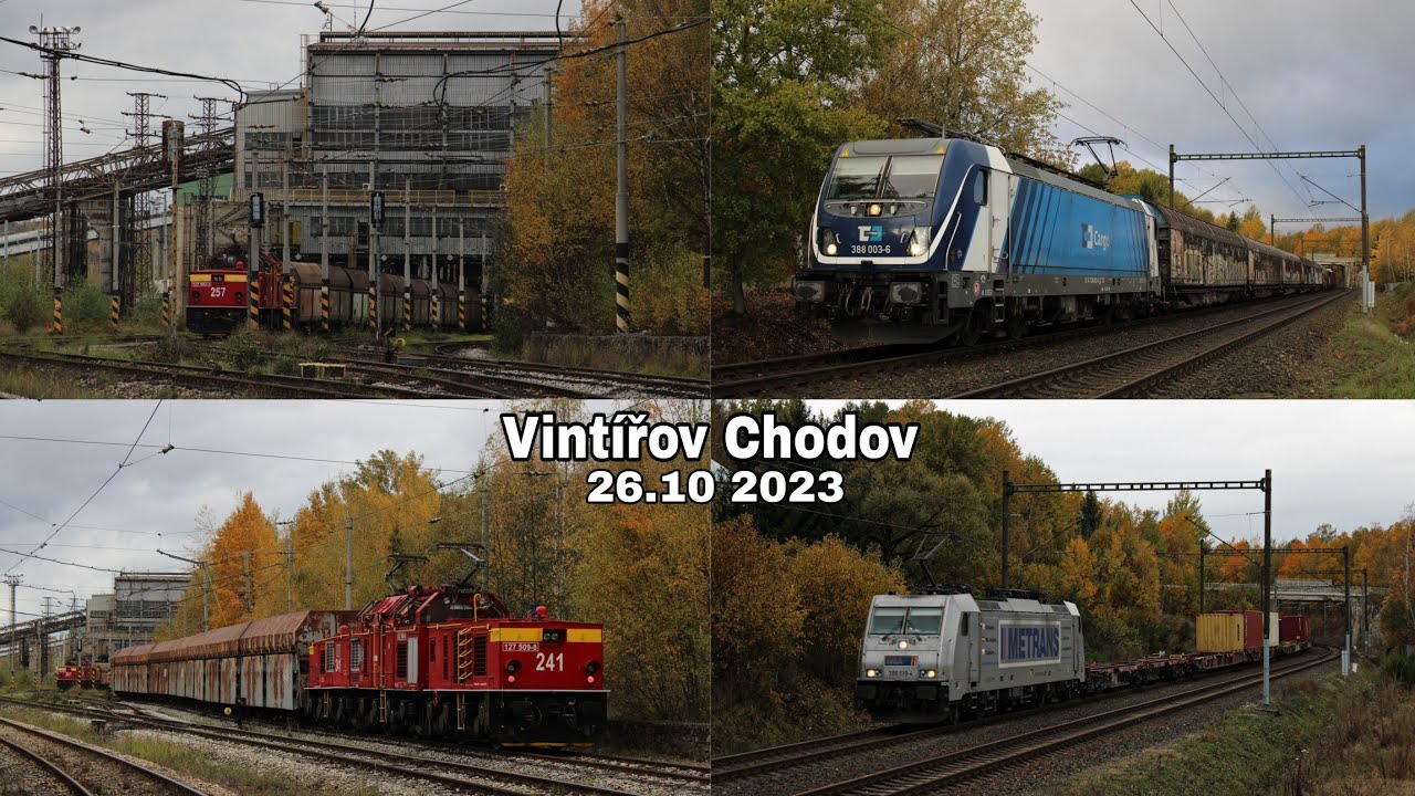 Vlaky Chodov,Vintířov 26.10 2023