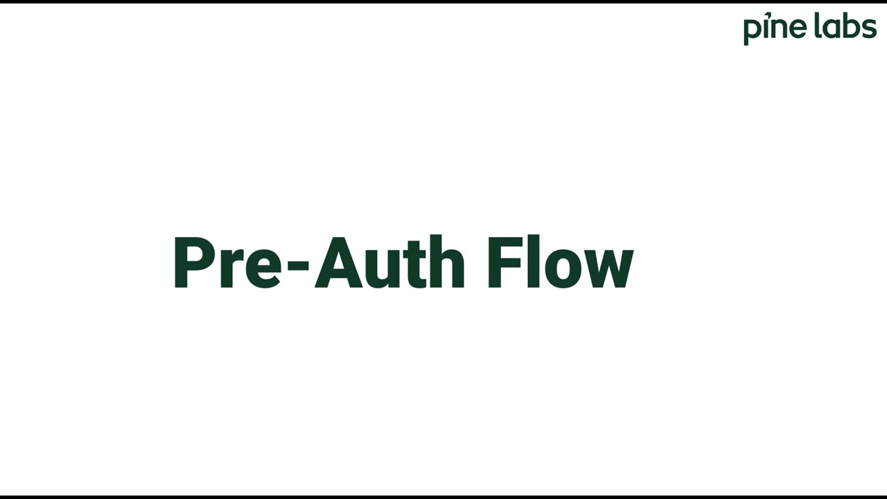 How to Perform a Pre-Auth Transaction with Your Pine Labs Terminal