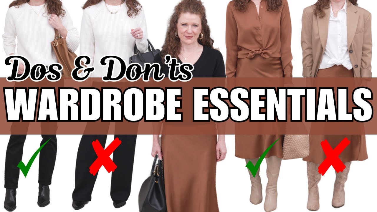 Dos & Don'ts Of Basic Wardrobe Essentials For Fall 2023 Including One FUN FALL Essential TREND!