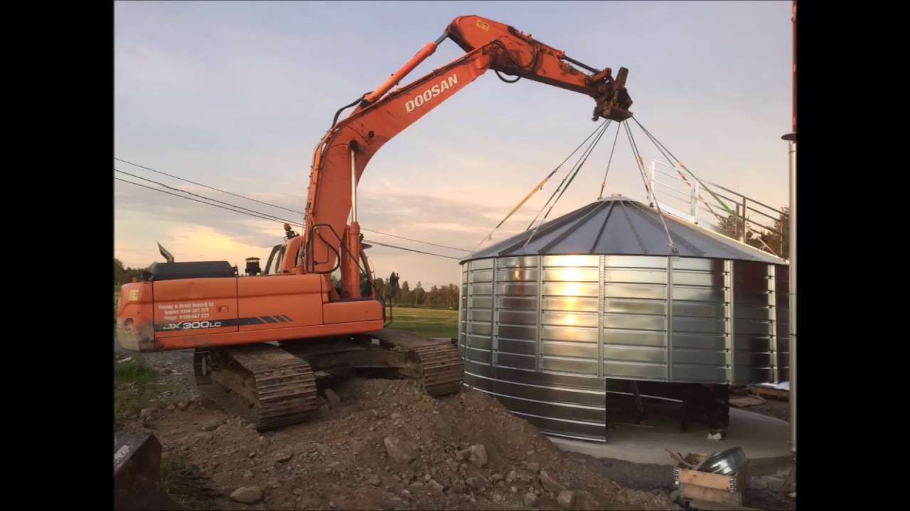 Torkbygge 2016 / Kuivurin rakentaminen 2016 / Grain dryer build 2016
