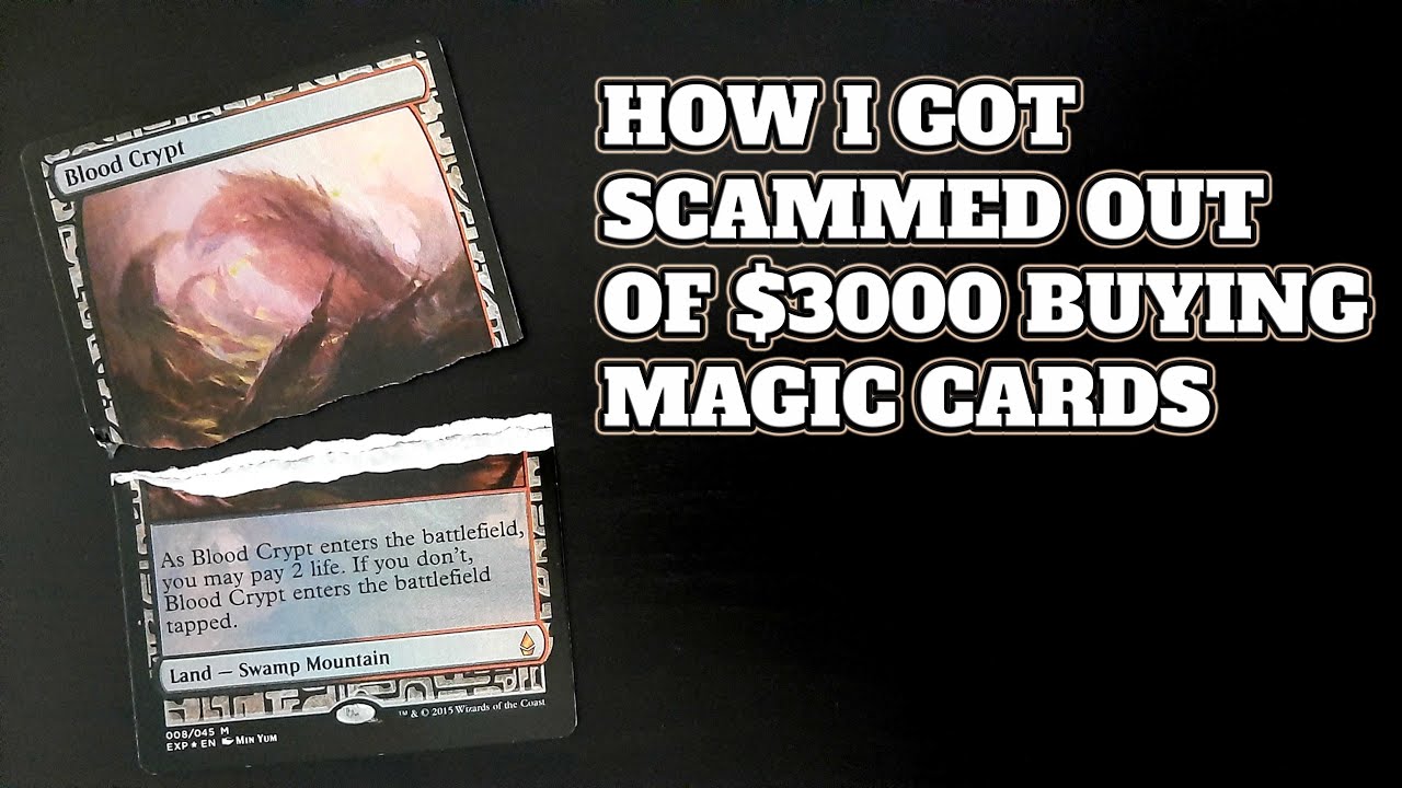 Как меня обманули на 3000 долларов при покупке карт Magic