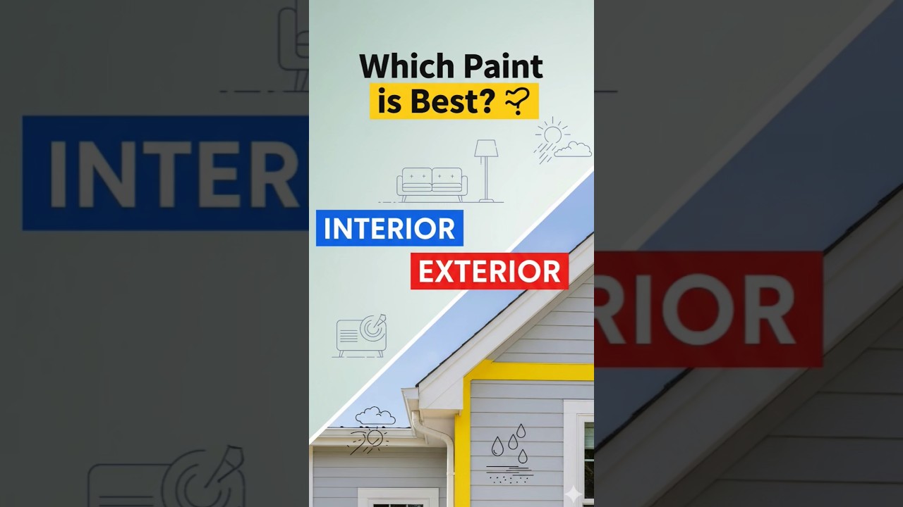 Interior vs Exterior Paint | Key Differences Explained