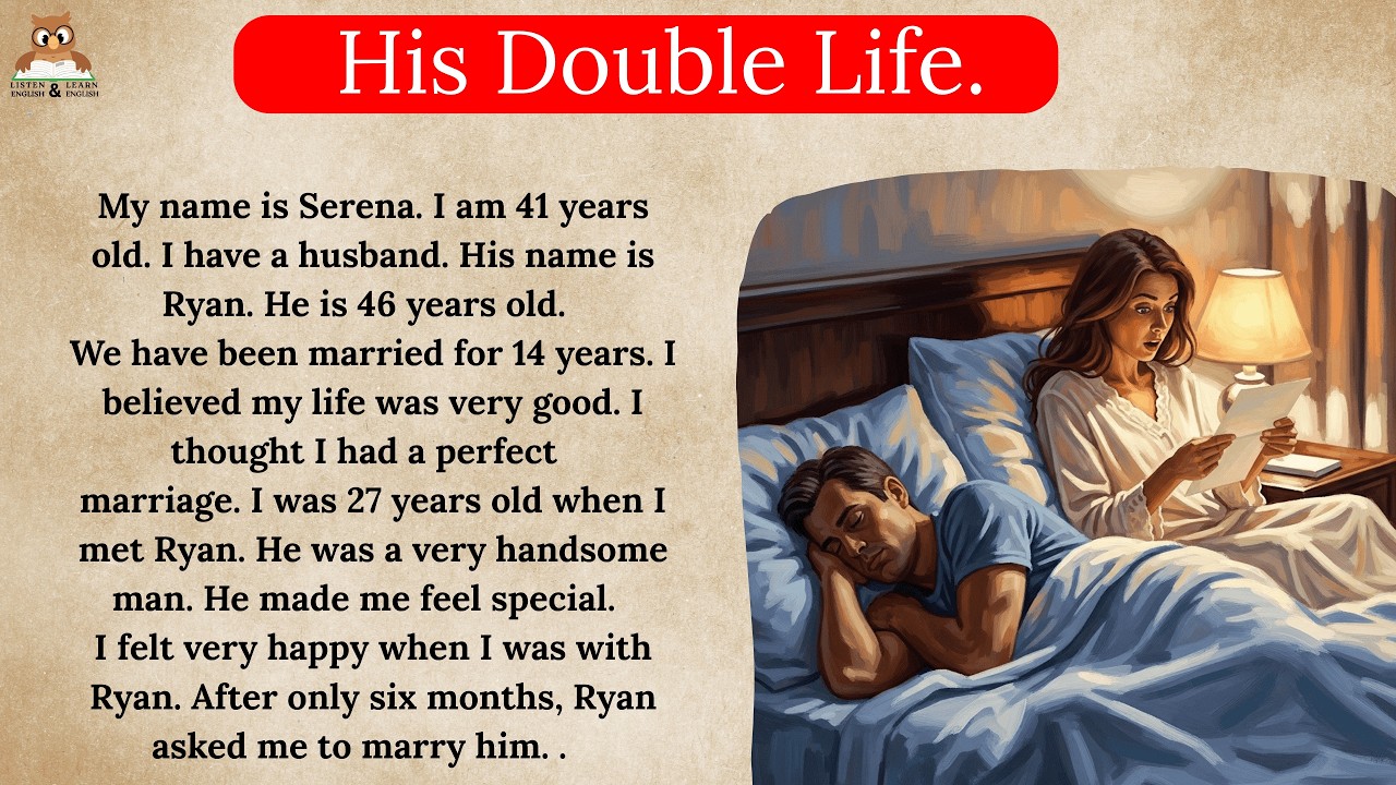LISTEN ENGLISH STORY _ HE WAS IN AFFAIR WITH SOME ONE OTHER